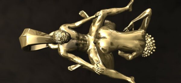 Reverse Cowgirl Pose Pendant - Image 3