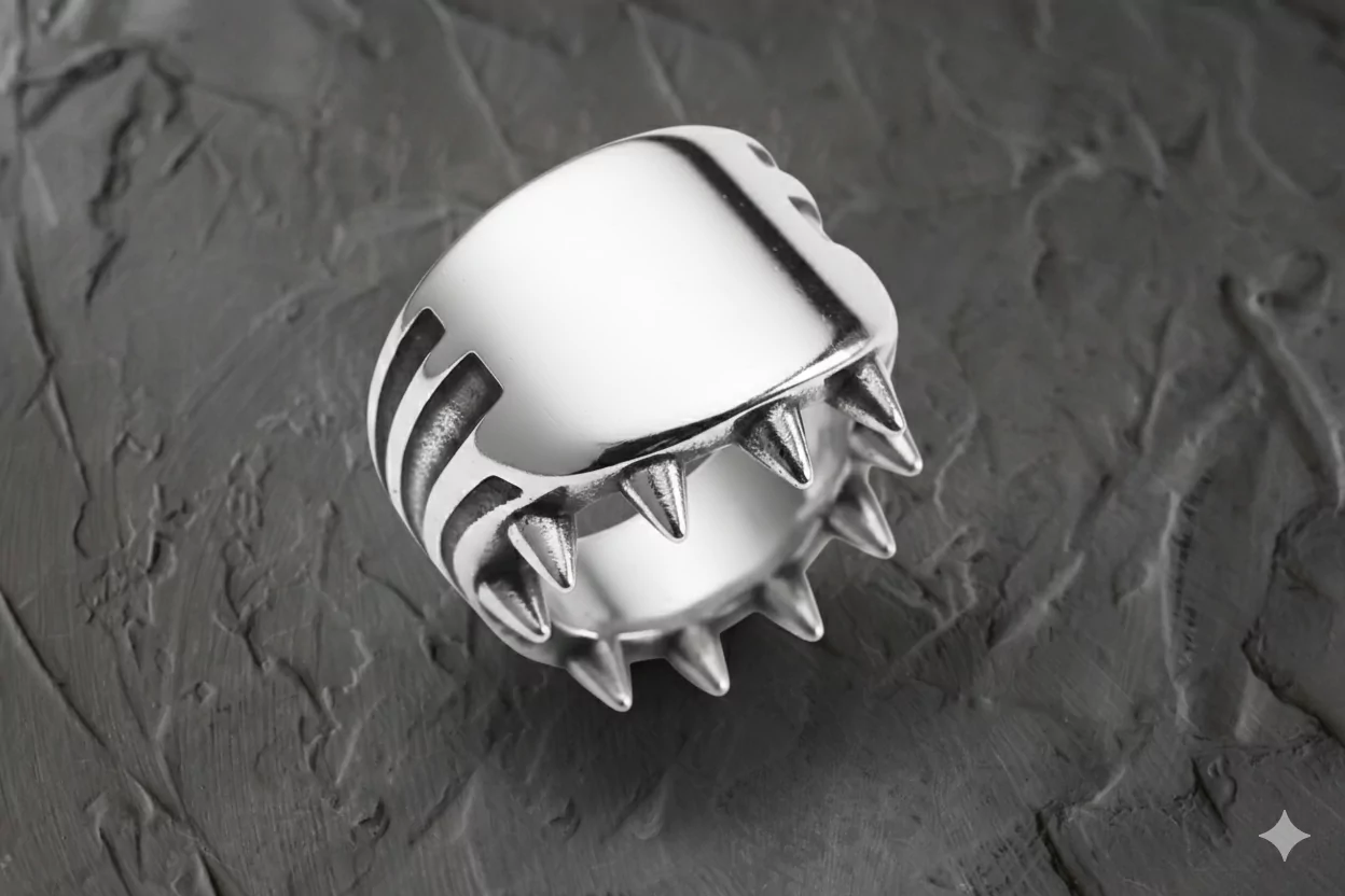 Cock Crown Glans Spiked Ring