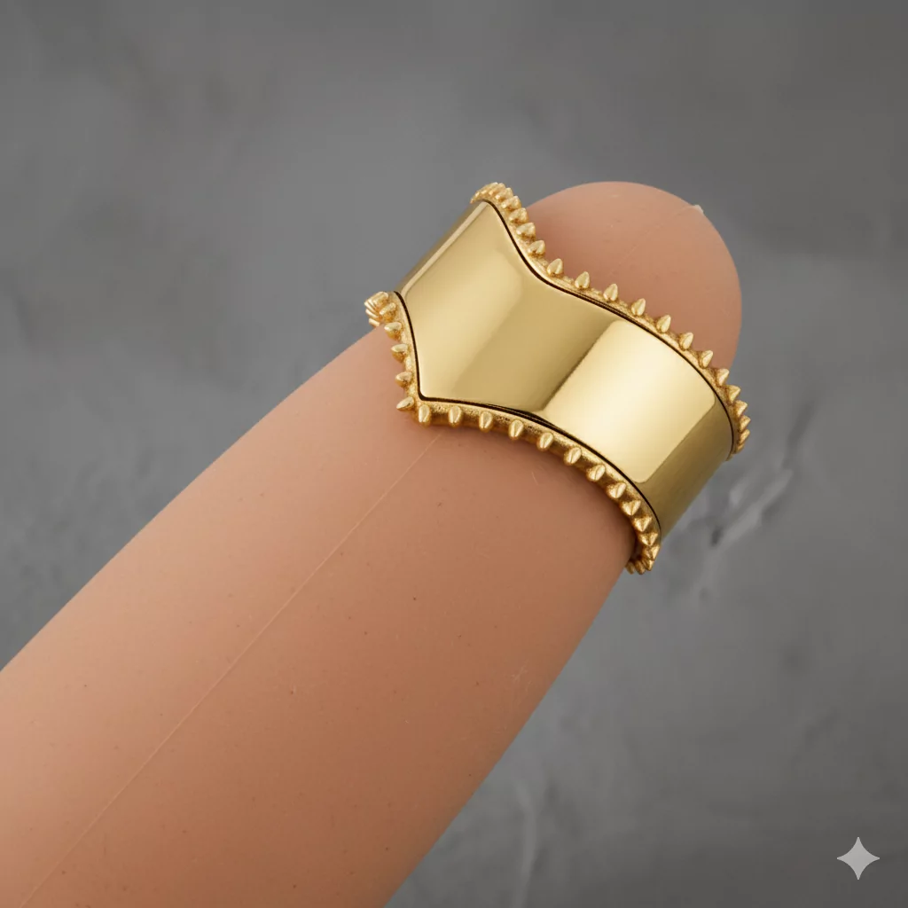 Cock Crown Glans V spike Ring erotic jewelry JewelryRider Cock Crown Glans V spike Ring - Image 5