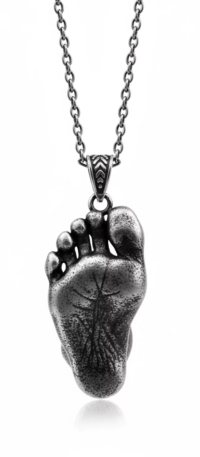Custom Made Footprint Pendant - Image 9