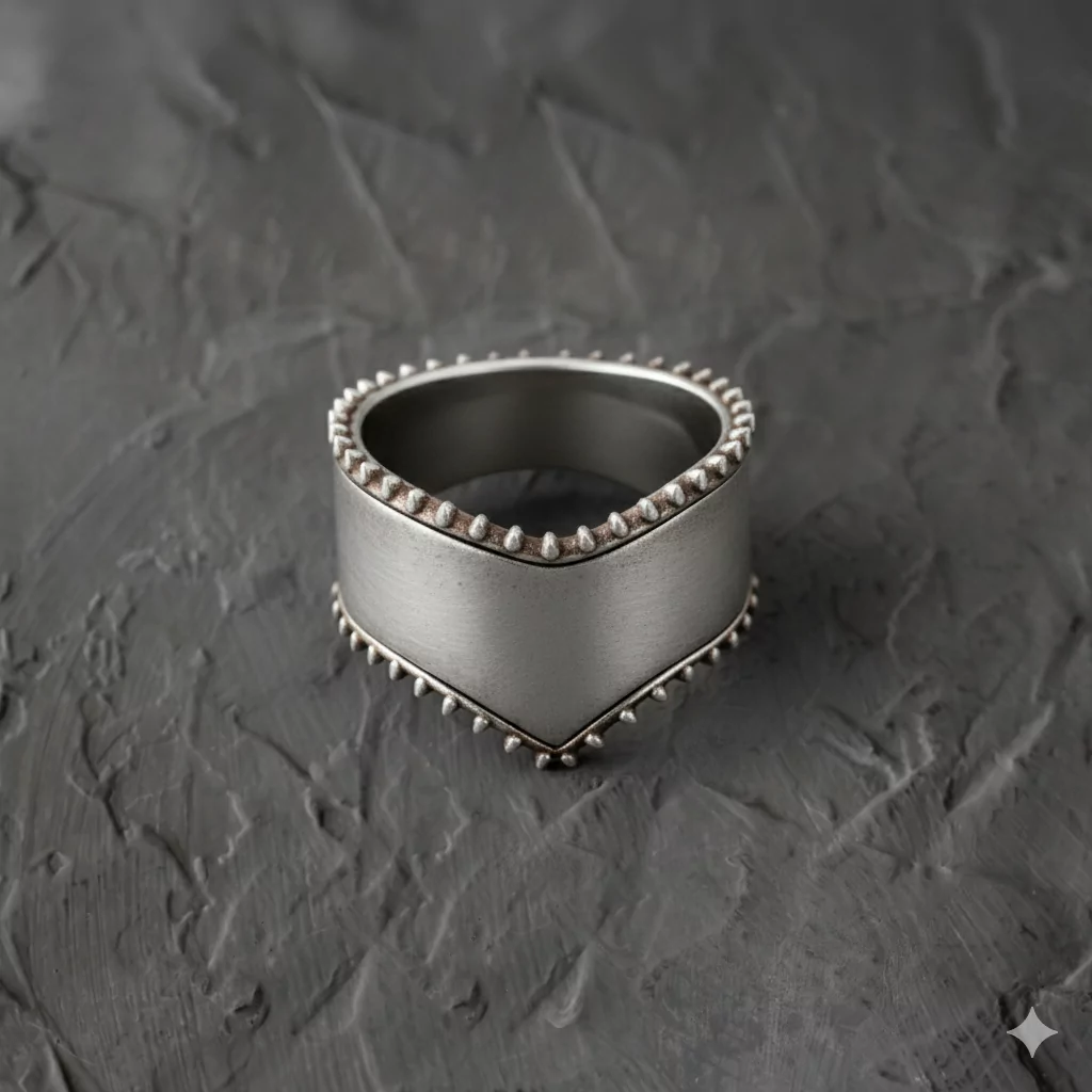 Cock Crown Glans V spike Ring erotic jewelry JewelryRider Cock Crown Glans V spike Ring - Image 3