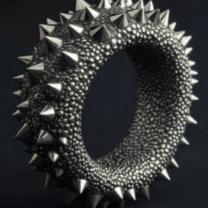 Cock Crown Glans Big Spikes Ring