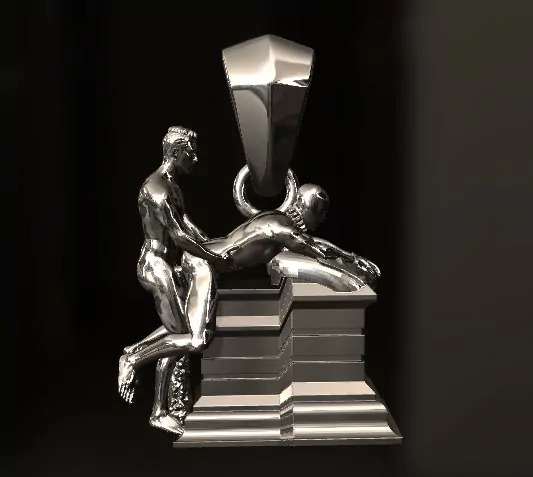 Gay men Doggy style pendant