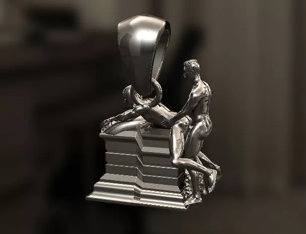 Gay men Doggy style pendant - Image 6