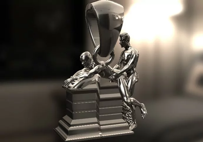 Gay men Doggy style pendant - Image 7