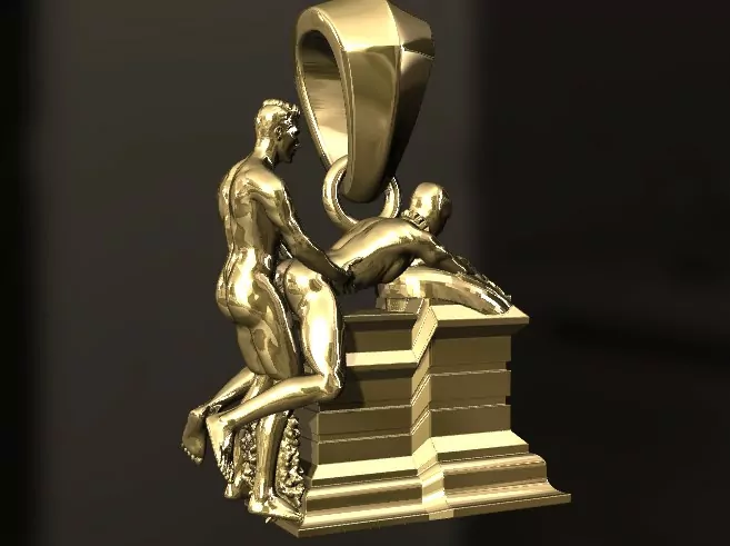 Gay men Doggy style pendant - Image 4