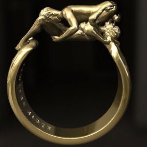 Reverse Couple 69 pose ring