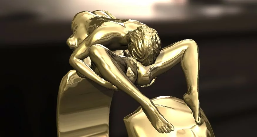 Reverse Couple 69 pose ring - Image 2