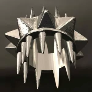 Cock Glans Pyramid Spikes Ring