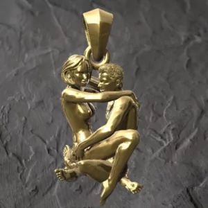 The Straddle Sex Position pendant